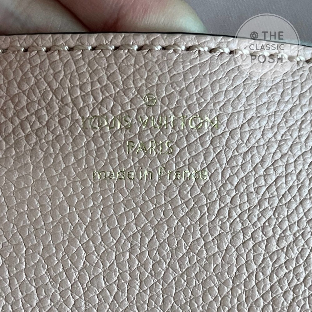 LOUIS VUITTON Blanche BB Rose Poudre Empreinte Crossbody BAG SP1178 - Picture 11 of 15